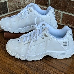 how to clean white k swiss shoes